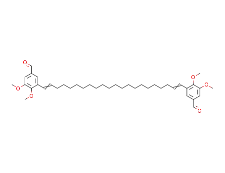 Molecular Structure of 100084-12-6 (3,3'-(1,21-Docosadien-1,22-diyl)bis(4,5-dimethoxybenzaldehyd))