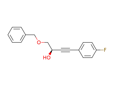 3-Butyn-2-ol, 4-(4-fluorophenyl)-1-(phenylmethoxy)-, (R)-