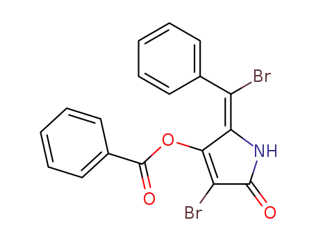 4-Benzyloxy-3-brom-5-(α-bromobenzyliden)-3-pyrrolin-2-on