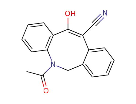 5-acetyl-12-hydroxy-11-cyano-5,6-dihydrodibenz<b,f>azocine