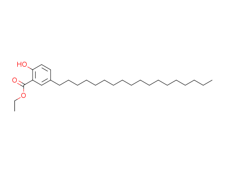 Benzoic acid, 2-hydroxy-5-octadecyl-, ethyl ester CAS No  143857-36-7