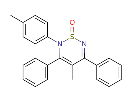 4-Methyl-3,5-diphenyl-2-p-tolyl-2H-[1,2,6]thiadiazine 1-oxide