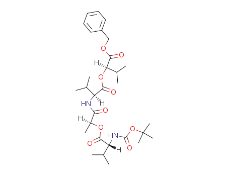 Boc-D-Val-Lac-Val-D-Hyv-OBzl