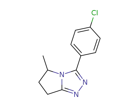 3-(4-Chloro-phenyl)-5-methyl-6,7-dihydro-5H-pyrrolo[2,1-c][1,2,4]triazole
