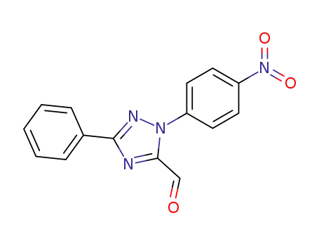 1H-1,2,4-Triazole-5-carboxaldehyde, 1-(4-nitrophenyl)-3-phenyl-