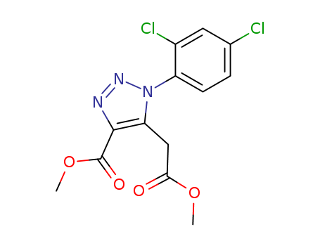 METHYL 1-(2,4-DICHLOROPHENYL)-5-(2-METHOXY-2-OXOETHYL)-1H-1,2,3-TRIAZOLE-4-CARBOXYLATE