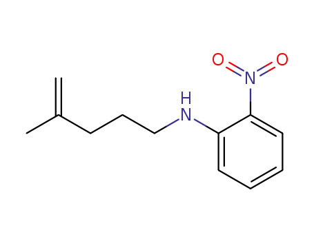 Molecular Structure of 134856-52-3 (Benzenamine, N-(4-methyl-4-pentenyl)-2-nitro-)