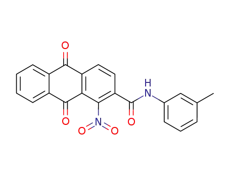 1-Nitro-9,10-dioxo-9,10-dihydro-anthracene-2-carboxylic acid m-tolylamide