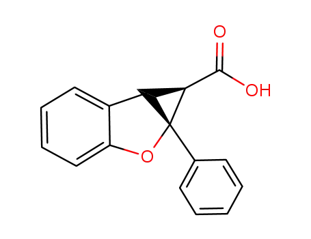 1a-Phenyl-1a,6b-dihydro-cyclopropa<b>benzofuran-1-carbonsaeure