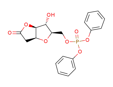 Phosphoric acid (2R,3R,3aS,6aS)-3-hydroxy-5-oxo-hexahydro-furo[3,2-b]furan-2-ylmethyl ester diphenyl ester