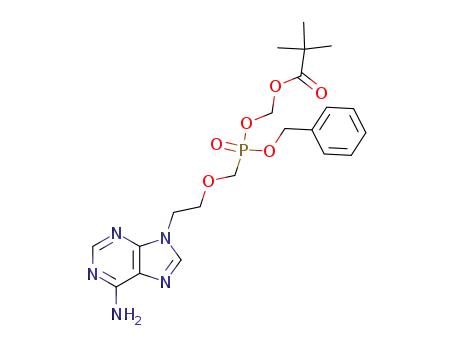 2,2-Dimethyl-propionic acid [2-(6-amino-purin-9-yl)-ethoxymethyl]-benzyloxy-phosphinoyloxymethyl ester