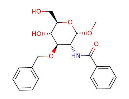methyl 2-benzamido-3-O-benzyl-2-deoxy-α-D-glucopyranoside