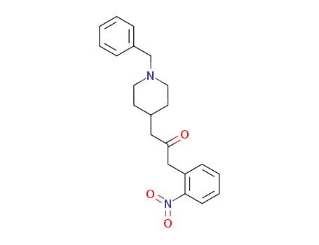 1-(1-benzyl-4-piperydyl)-3-(o-nitrophenyl)-2-propanone