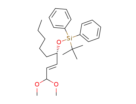tert-Butyl-[(S)-1-((E)-3,3-dimethoxy-propenyl)-hexyloxy]-diphenyl-silane