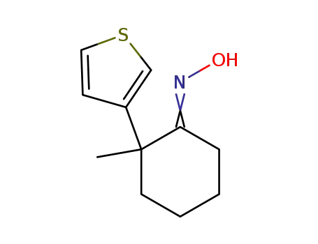 2-Methyl-2-(3-thienyl)-1-cyclohexanon-oxim