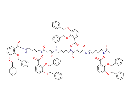 N,O',O'',O'''-Tetra(2,3-dibenzyloxy-benzoyl)desferri-ferrioxamin B