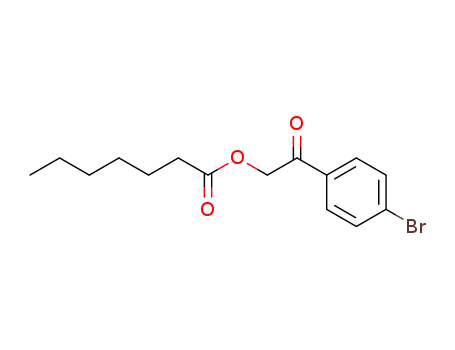 Heptanoic acid,2-(4-bromophenyl)-2-oxoethyl ester cas  7498-81-9