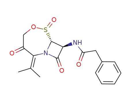(7R,8S)-2-isopropylidene-8-phenylacetamido-5-oxa-6-thia-1-azabicyclo<5.2.0>nonane-3,9-dione 6-oxide