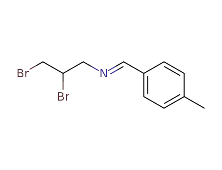 (2,3-Dibromo-propyl)-[1-p-tolyl-meth-(E)-ylidene]-amine