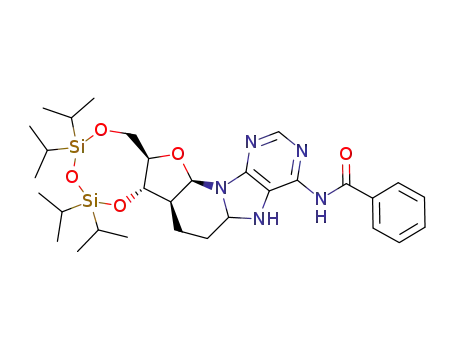 N<sup>6</sup>-benzoyl-3',5'-O-(tetraisopropyldisiloxane-1,3-diyl)-2'-deoxy-7,8-dihydro-8,2'-ethanoadenosine