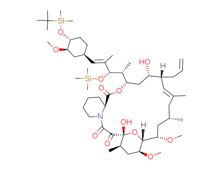 22-Hydroxy-33-O-tert-butyldiMethylsilyloxy-27-O-triMethylsilyl-iso-FK-506