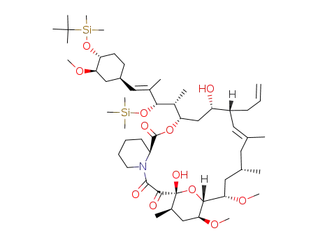 22-Hydroxy-33-O-tert-butyldiMethylsilyloxy-27-O-triMethylsilyl-iso-FK-506