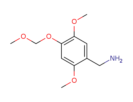 2,5-dimethoxy-4-(methoxymethoxy)benzylamine