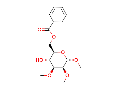 Benzoic acid (2R,3R,4S,5S,6S)-3-hydroxy-4,5,6-trimethoxy-tetrahydro-pyran-2-ylmethyl ester