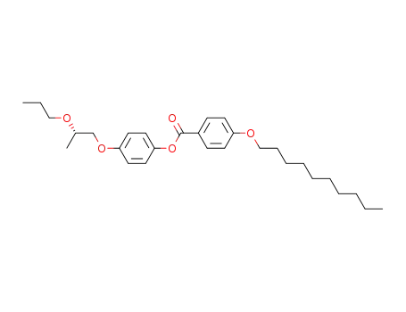 4'-<(S)-2-propoxypropoxy>phenyl 4-(n-decyloxy)benzoate
