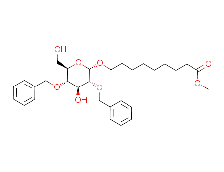 8-methoxycarbonyloctyl 2,4-di-O-benzyl-α-D-glucopyranoside