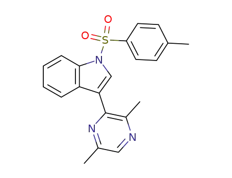 3-(3,6-Dimethyl-pyrazin-2-yl)-1-(toluene-4-sulfonyl)-1H-indole