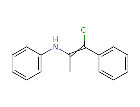 ((E)-2-Chloro-1-methyl-2-phenyl-vinyl)-phenyl-amine