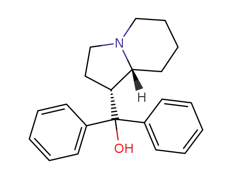 cis(1H,8aH)-1-diphenylhydroxymethylindolisidine