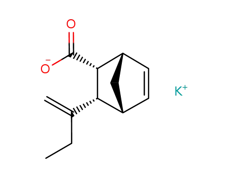 (-)-(2,3-endo)-potassium 3-(methenylpropyl)bicyclo<2.2.1>hept-5-ene-2-carboxylate