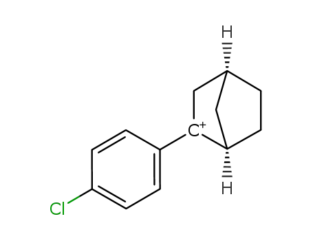 Bicyclo[2.2.1]hept-2-ylium, 2-(4-chlorophenyl)-