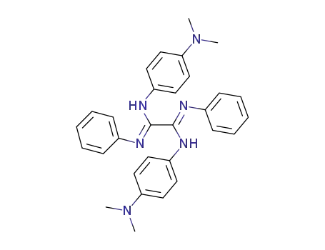 Molecular Structure of 75390-42-0 (N~1~,N~2~-bis[4-(dimethylamino)phenyl]-N'~1~,N'~2~-diphenylethanediimidamide)