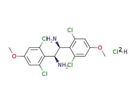 Molecular Structure of 111086-59-0 (d,l-1,2-bis-(2,6-dichlori-4-methoxyphenyl)ethylenediamine)