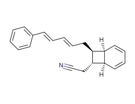 [(1R,6S,7R,8R)-8-((2E,4E)-5-Phenyl-penta-2,4-dienyl)-bicyclo[4.2.0]octa-2,4-dien-7-yl]-acetonitrile