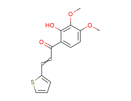 (hydroxy-2 dimethoxy-3,4 phenyl) (thienyl-2)-3 propene-2 one-1