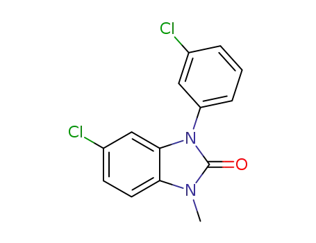 1,3-Dihydro-5-chloro-3-(3-chlorophenyl)-1-methyl-2H-benzimidazol-2-one