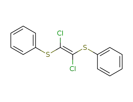 Benzene, 1,1'-[(1,2-dichloro-1,2-ethenediyl)bis(thio)]bis-, (E)-