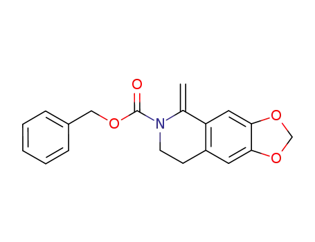 1,3-Dioxolo[4,5-g]isoquinoline-6(5H)-carboxylic acid,
7,8-dihydro-5-methylene-, phenylmethyl ester