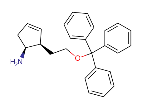 dl-cis-2-(2-aminocyclopent-4-enyl)ethanol triphenylmethyl ether