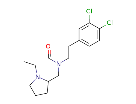 2-<<N-<2-(3,4-dichlorophenyl)ethyl>formamido>methyl>-1-ethylpyrrolidine