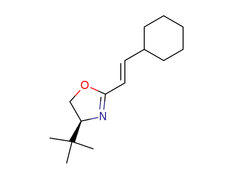 (4S)-4-tert-butyl-2-((E)-2-cyclohexylethenyl)-2-oxazoline