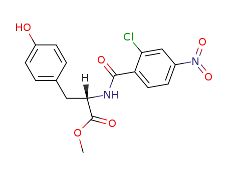 L-Tyrosine, N-(2-chloro-4-nitrobenzoyl)-, methyl ester