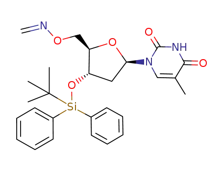 Thymidine,
3'-O-[(1,1-dimethylethyl)diphenylsilyl]-5'-O-(methyleneamino)-