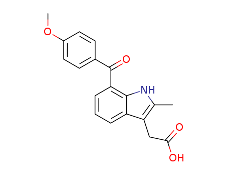 2-METHYL-7-(P-METHOXYBENZOYL)INDOL-3-YLACETIC ACID