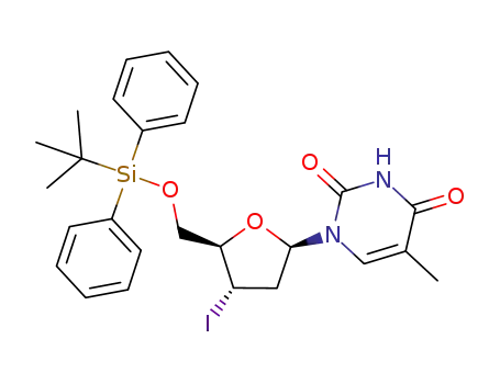 Thymidine, 3'-deoxy-5'-O-[(1,1-dimethylethyl)diphenylsilyl]-3'-iodo-