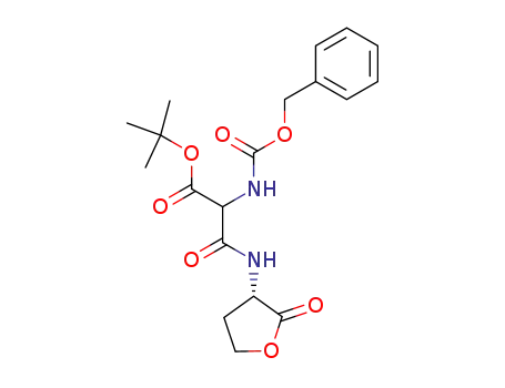 2-Benzyloxycarbonylamino-N-((S)-2-oxo-tetrahydro-furan-3-yl)-malonamic acid tert-butyl ester